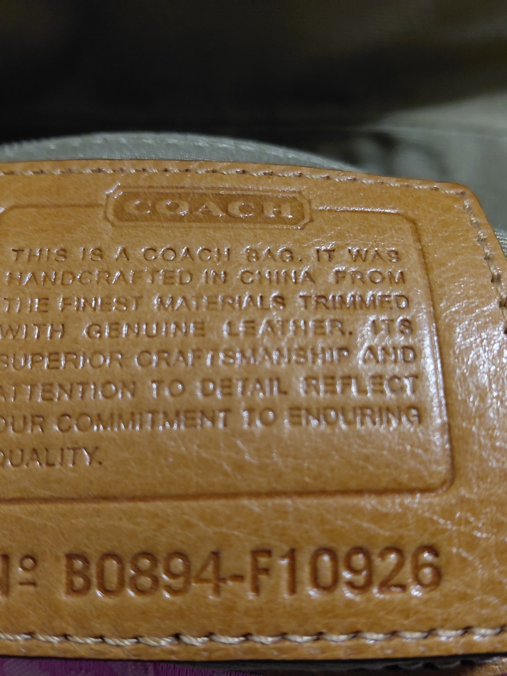 THE HOLY GRAIL FIND
Never-used vintage Coach Soho Signature Flap Shoulder Bag